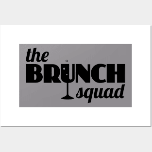 The Brunch Squad (black) Posters and Art